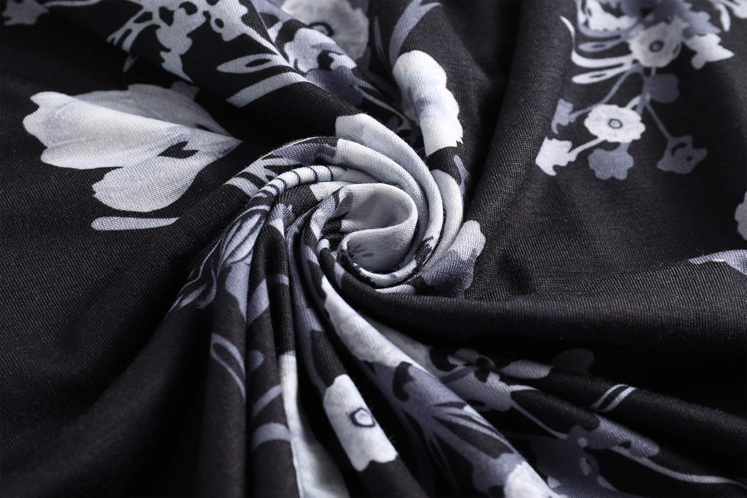 Women's Elegant Criss-Cross V Neck Vintage Short Sleeve Work Casual Fit and Flare Tea Dress with Pockets 980 - Image 6