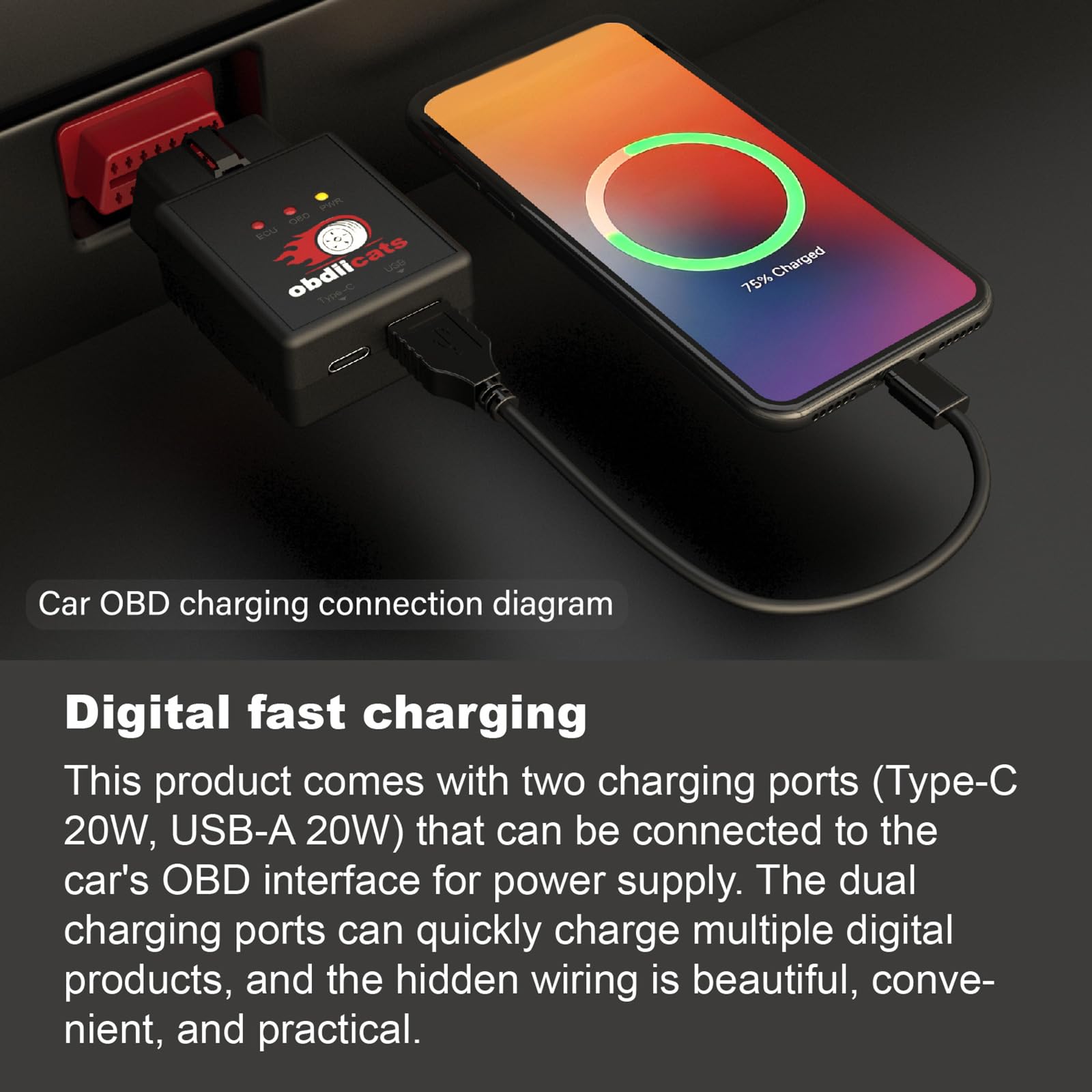 Booster per veicoli migliora la potenza dei cavalli, migliora l'accelerazione e riduce il consumo di carburante, con il chip tuning dell'unità di controllo del motore