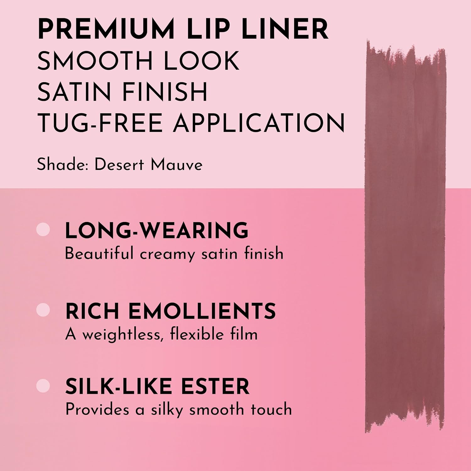 Lawless Women's Forget the Filler Definer Liner, Desert Mauve, 0.04 Ounce