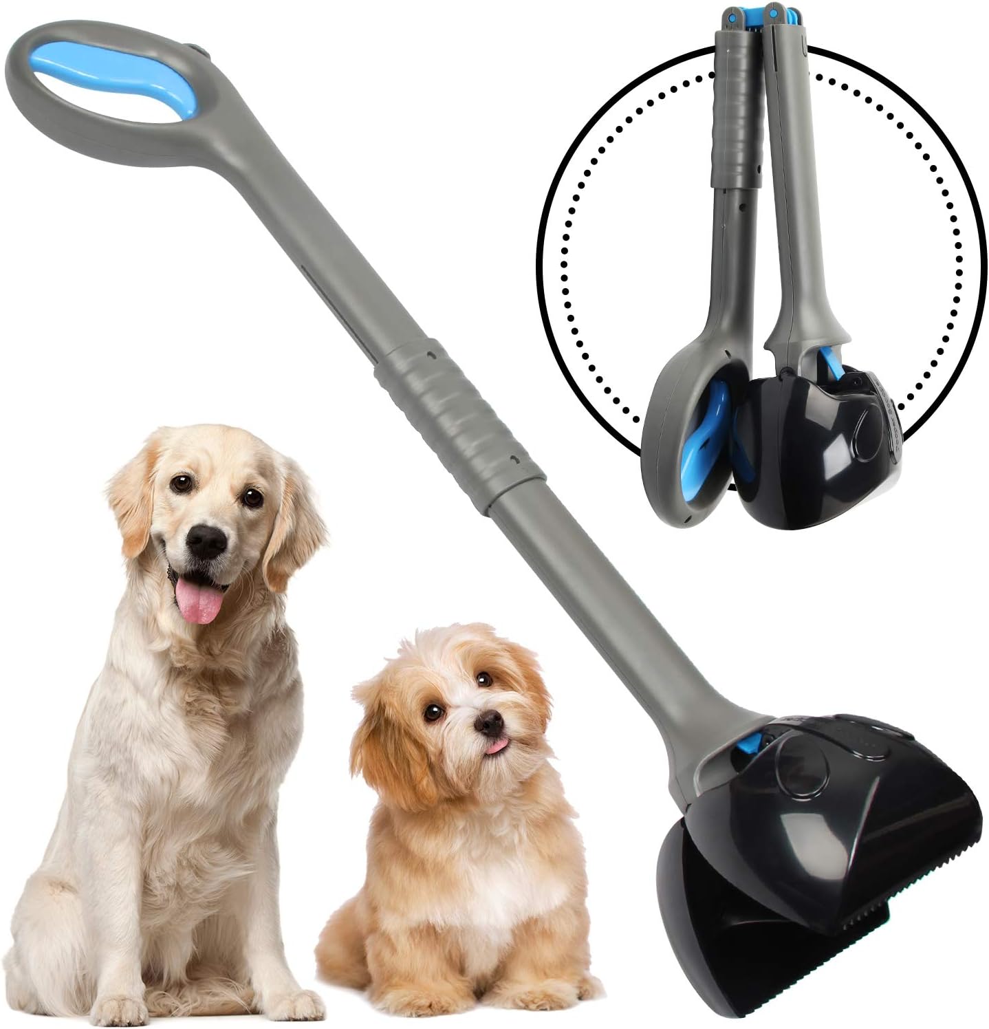 Chrider NonBreakable Pet Pooper Scooper for Large and