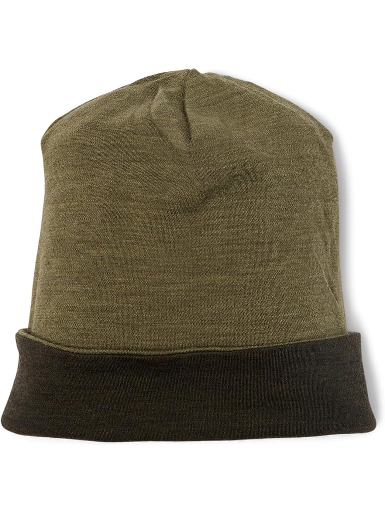 Green Smartwool Thermal Merino Reversible Cuffed Beanie