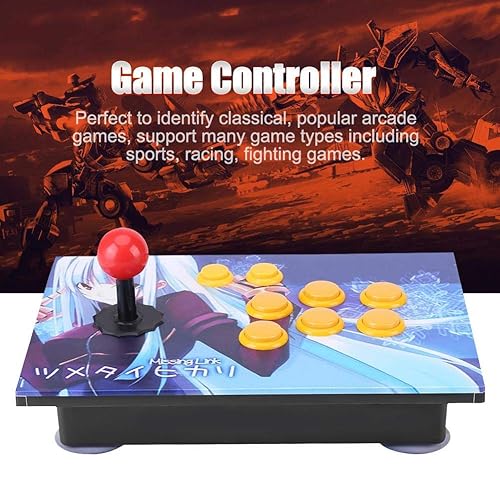 Miniatura 6 de PC Arcade Stick Joystick USB Stick Buttons Controller Zero Delay 8 Directions Joystick Control Device for PC Win7 Win8 Win10
