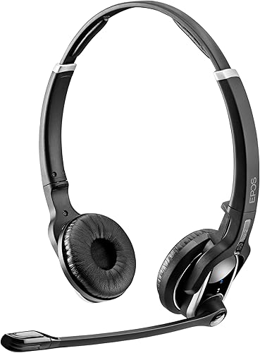 Miniatura 5 de Sennheiser Enterprise Solution SD Pro2 ML - Auriculares inalámbricos de doble cara con múltiples conectividad para teléfono de escritorio y Skype