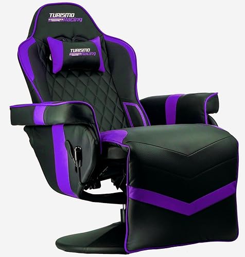 Turismo Racing Stanza Gaming - Silla reclinable definitiva para Playstation 5 y Xbox Gaming, color morado