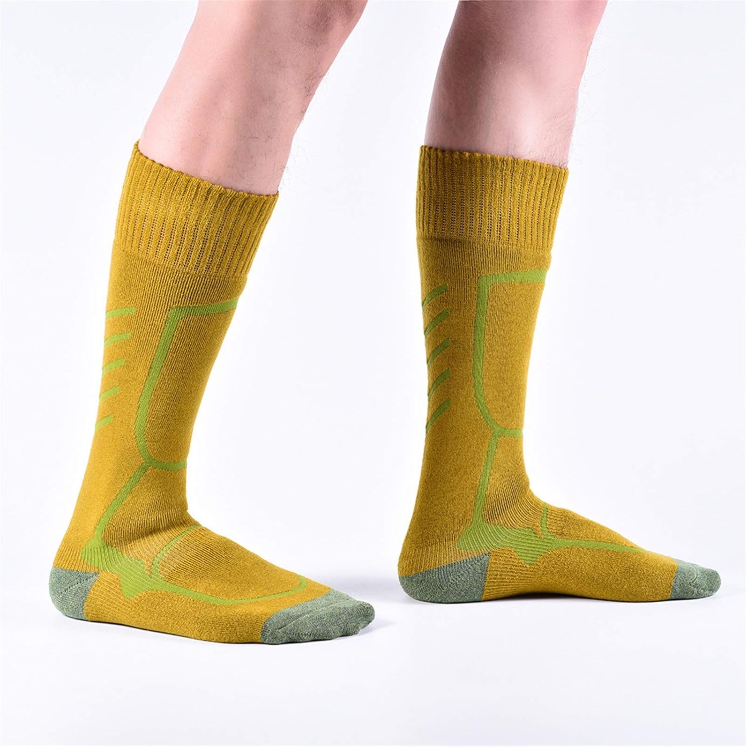 Skiing Socks 3pcs Long Tube Thickened Sports Warm Winter Ski Socks for Cycling Hiking