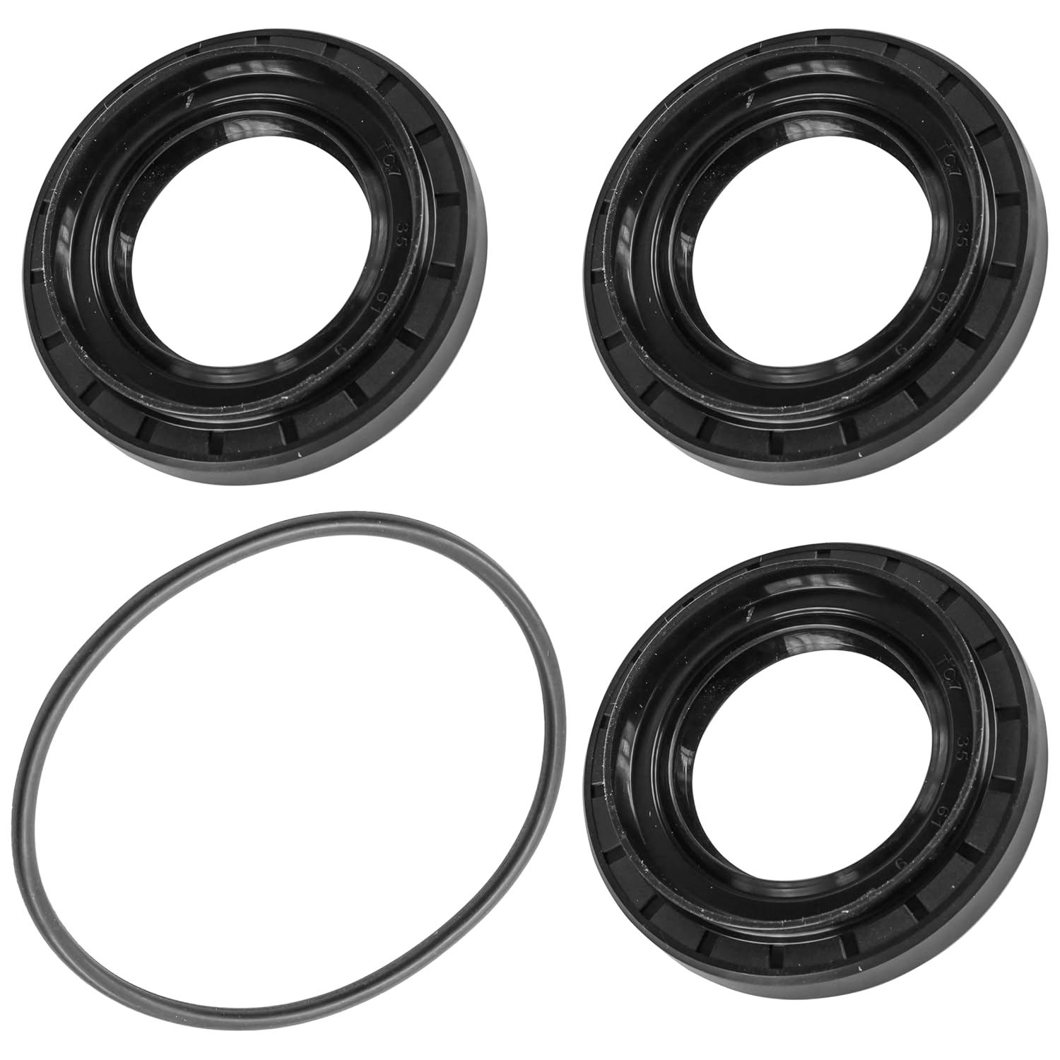 Caltric Rear Differential Seals and O-Ring Compatible with Yamaha Viking 700 YXM700 2014-2024 / Viking VI 700 YXC700 2015-2024 / YXZ1000R YXZ10 2017-2024