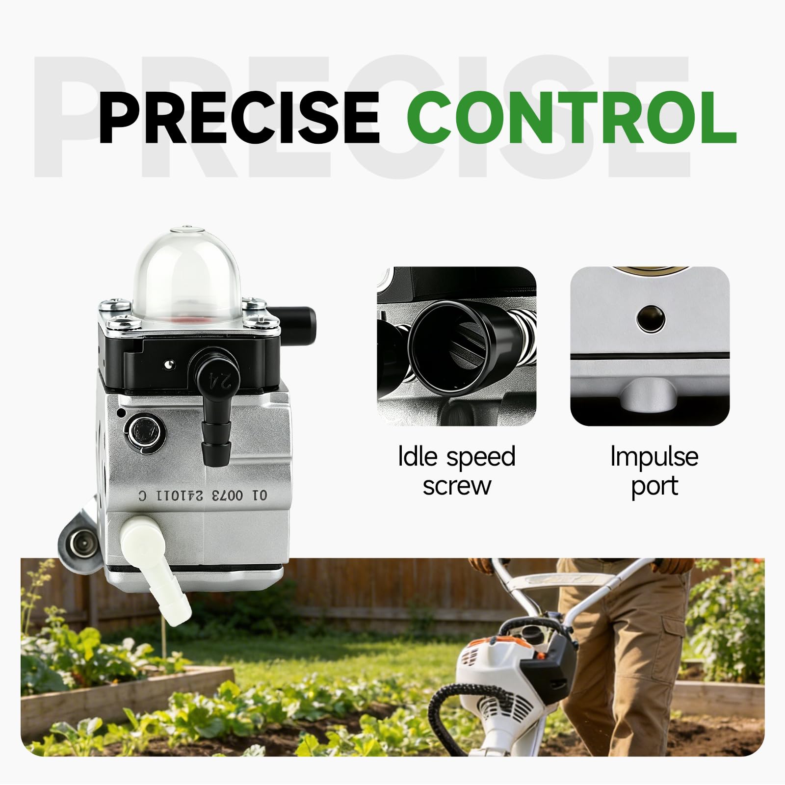 Amazon.com: HUZTL MM55 Carburetor for Stihl MM 55 MM55C Tiller