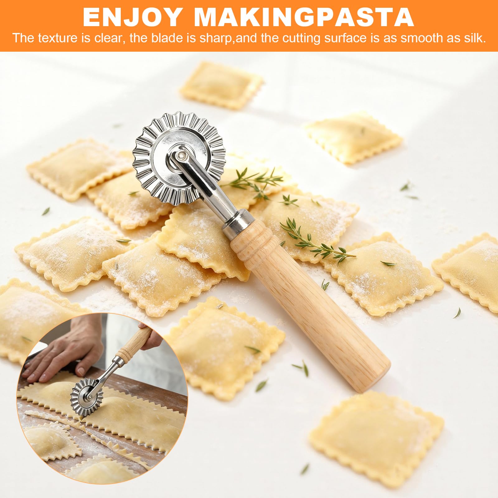 Deska do makaronu YPLANGENT z nachyleniem, drewniana Deska do Gnocchi z rolką, dostarczana z kółkiem do cięcia makaronu z gładką powierzchnią, Deska do Gnocchi do robienia spaghetti