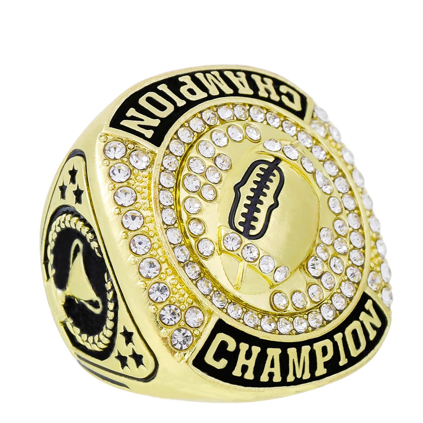 12 Stück Fußball Meisterschaft Ring Fußball Ring Trophäe Award Geschenk für Turnier oder Liga Champion Gewinner , von Größe 7 bis 10
