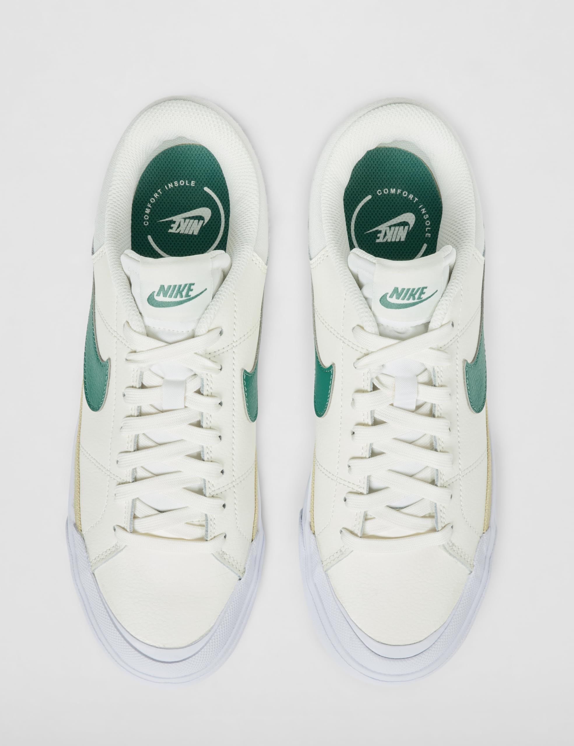 Nike Women's Court Legacy Lift Shoes: 8 Sail/Evergreen Aura/White/Team Gold