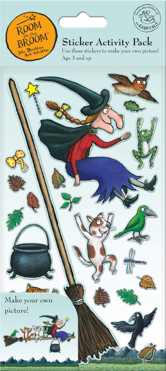 Paper Projects 01.70.34.002 Room on The Broom Chunky Foam Activity Stickers, 24.5cm x 11cm