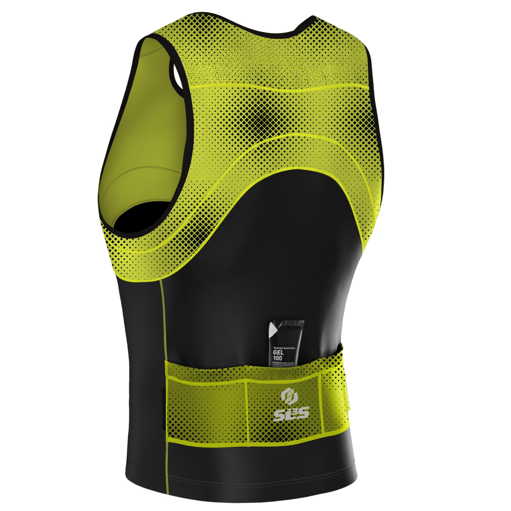 SLS3 Triathlon - Maglia da Uomo con Chiusura Lampo, Maglietta | Top | FX Tri Jersey