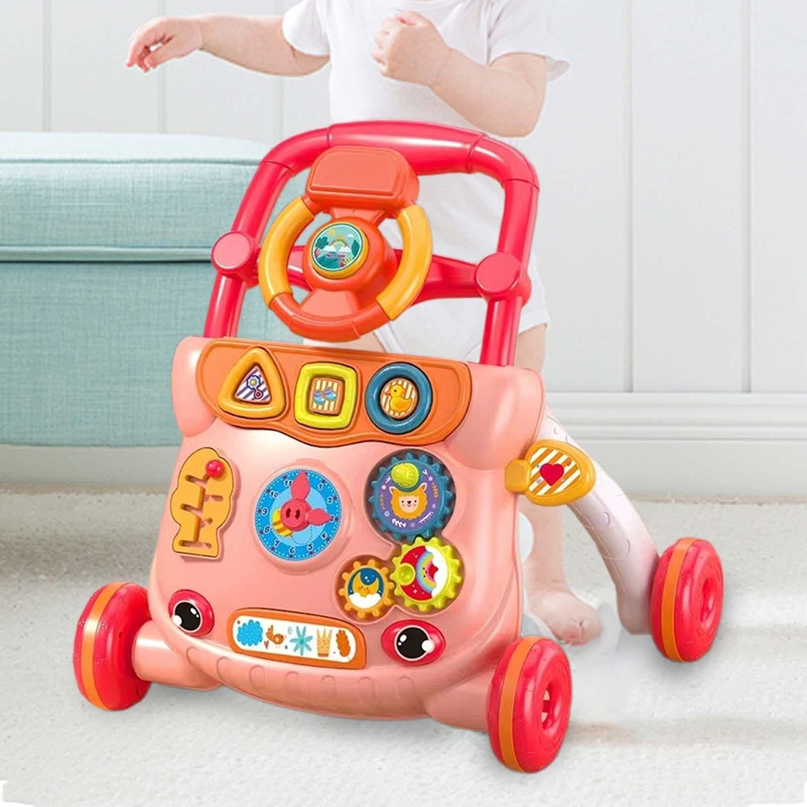 MagiDeal Centro de Juegos para Bebé, Juguete Interactivo para Desarrollo Motor, Rojo