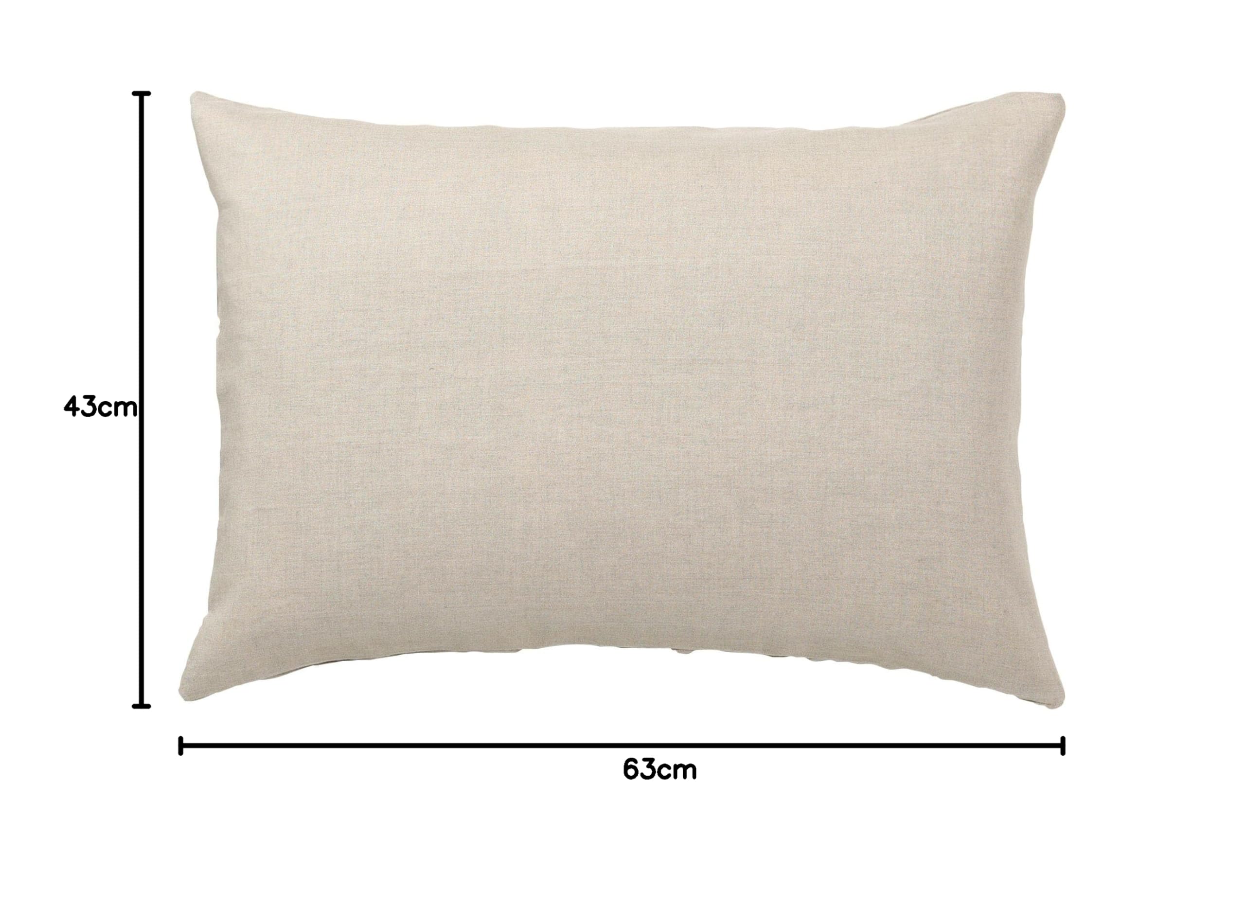 Amazon｜無印良品 麻平織 まくらカバー・43×63cm用・生成 84744488｜枕