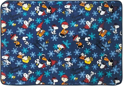 Amazon 西川リビング ひざ掛け ネイビー ダブル 約140 100cm スヌーピー Sp196 ウインターf やわらか ハーフ 毛布 2275 ひざ掛け ハーフケット オンライン通販