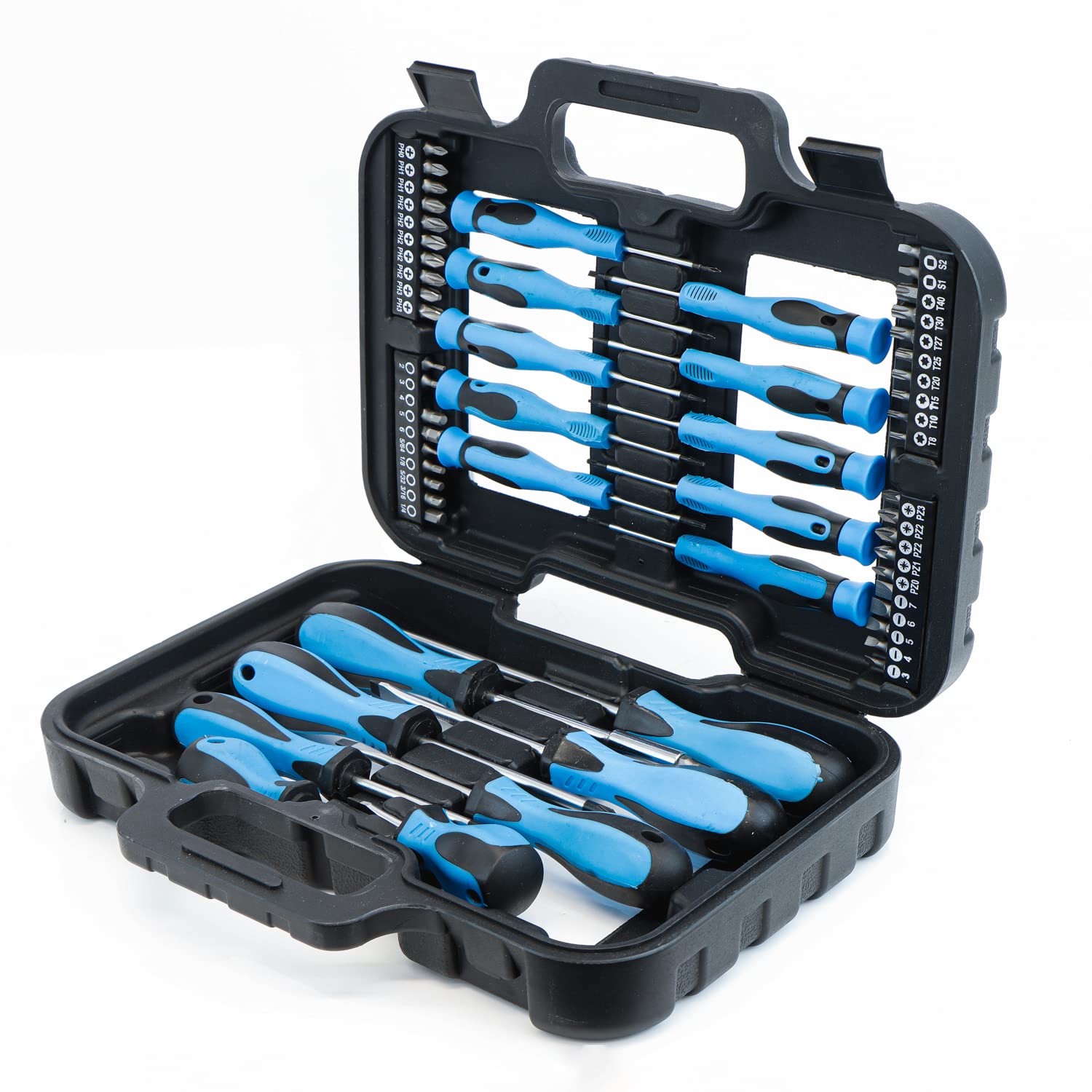 Streetwize 58-Piece Screwdriver And Bit Set In Case