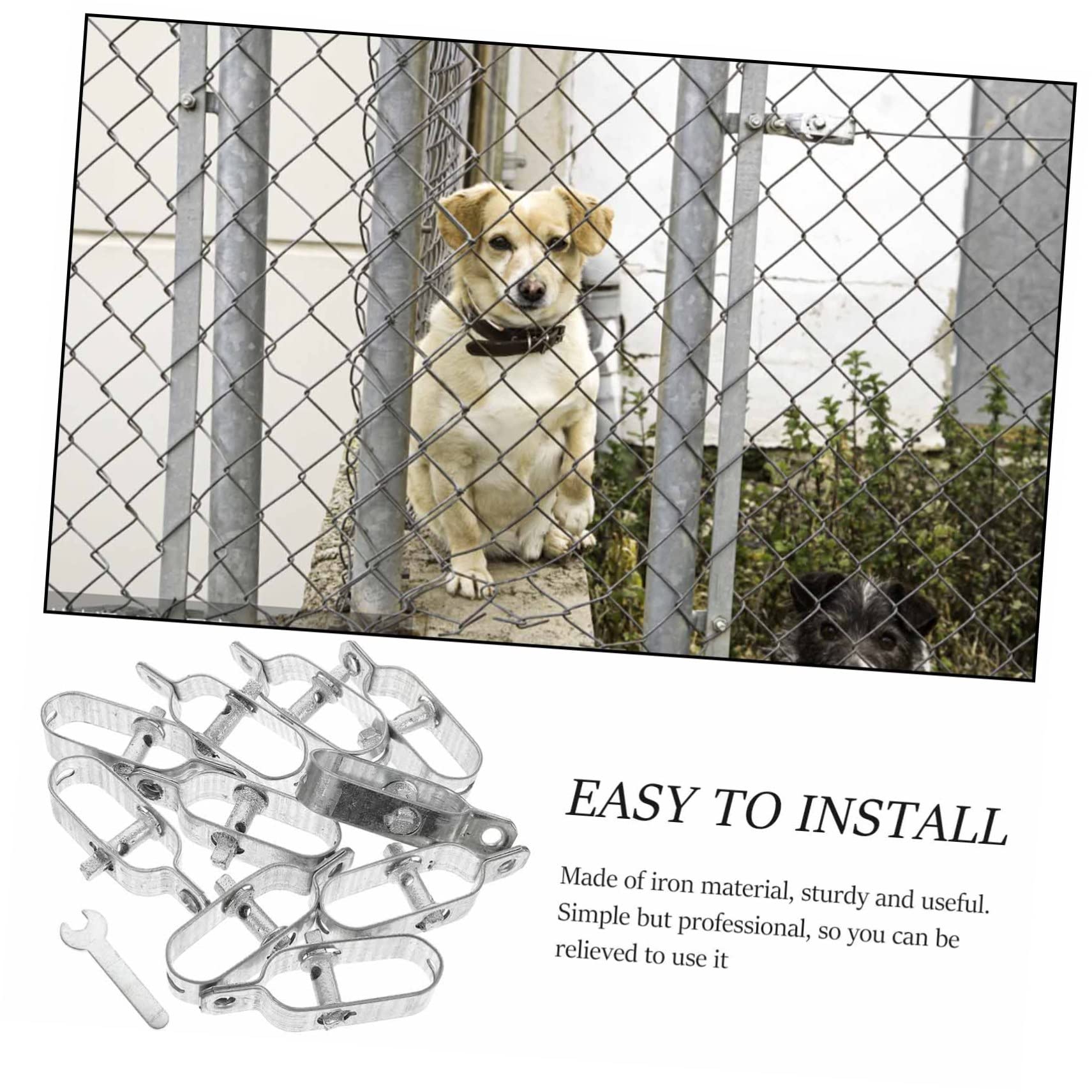 Alipis 10 Pack Cable Rope Tensioner Iron Wire Tensioner Tool for Garden Industrial and Steel Wire Tensioner