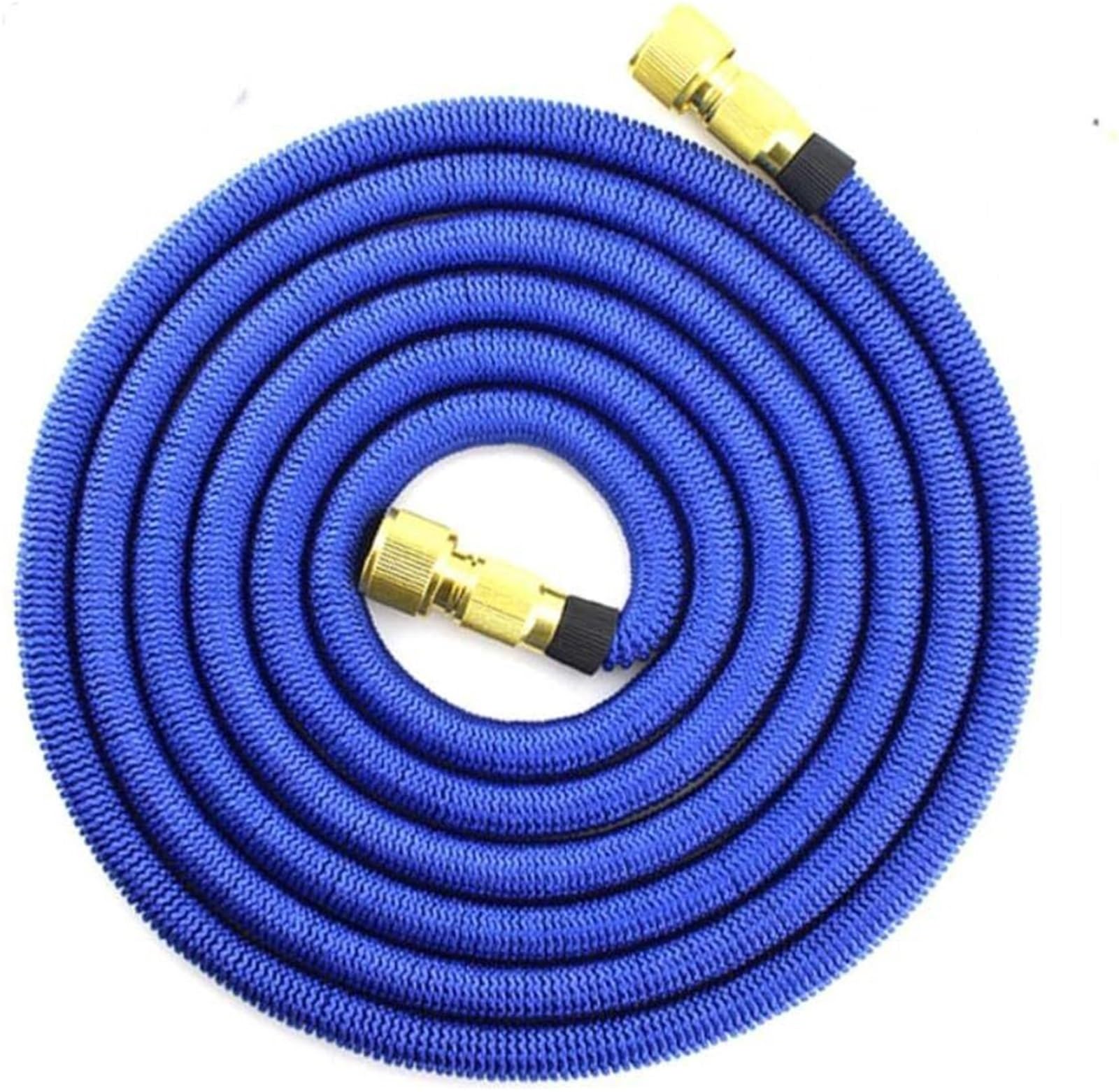 Manguera de jardín extensible, manguera de riego mágica, flexible, extensible, mangueras de tubo, botella de riego for boquilla de espuma, 1 manguera azul(Blue,10m)