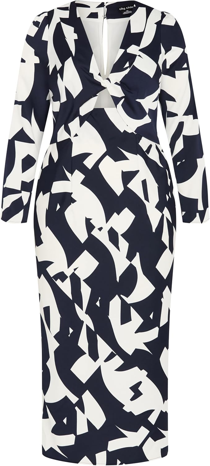 City Chic Womens Enya Print Dress - Image 5