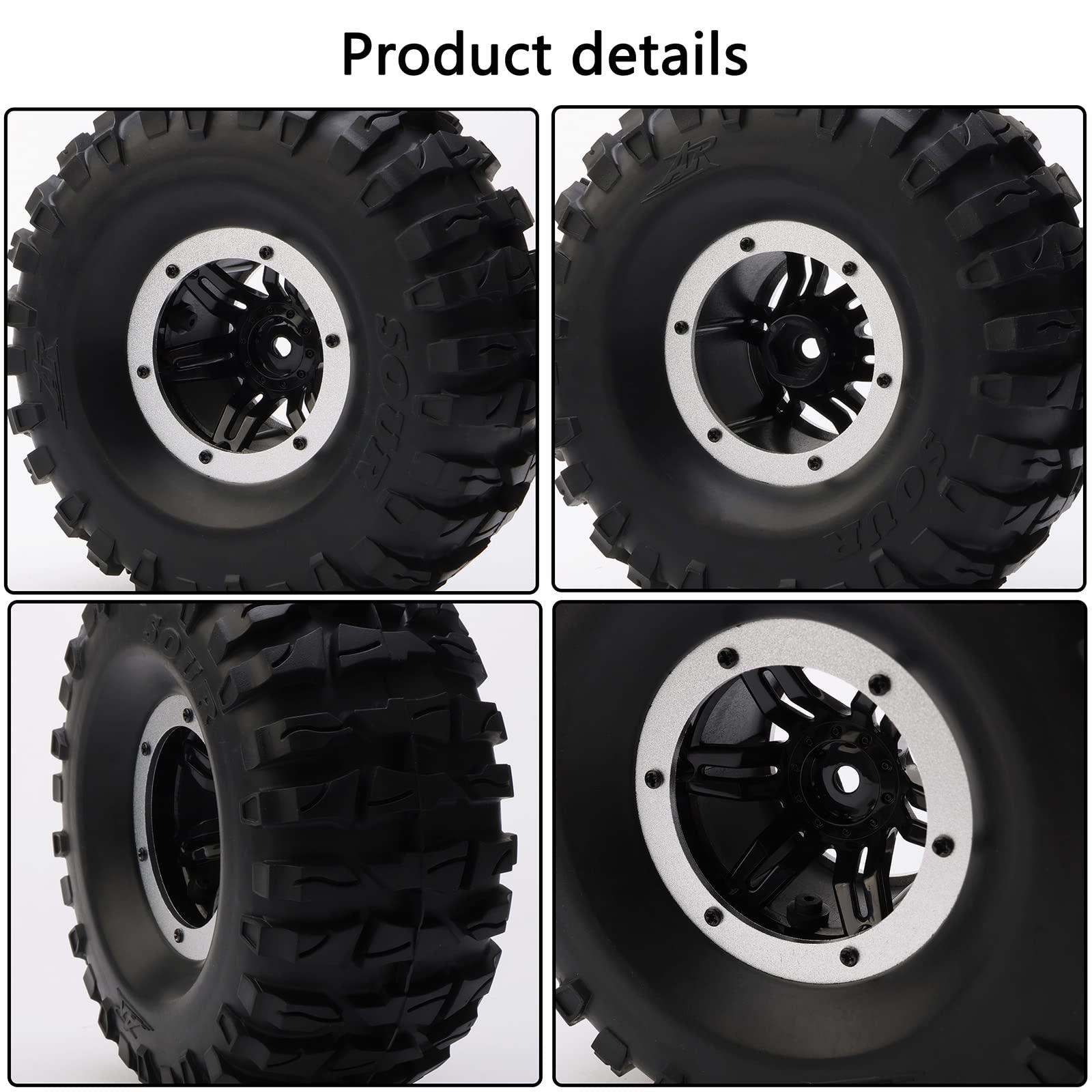 Amazon | Rchobbytop RC 2.2インチタイヤ 空気注入式 OD 135mm ゴム製