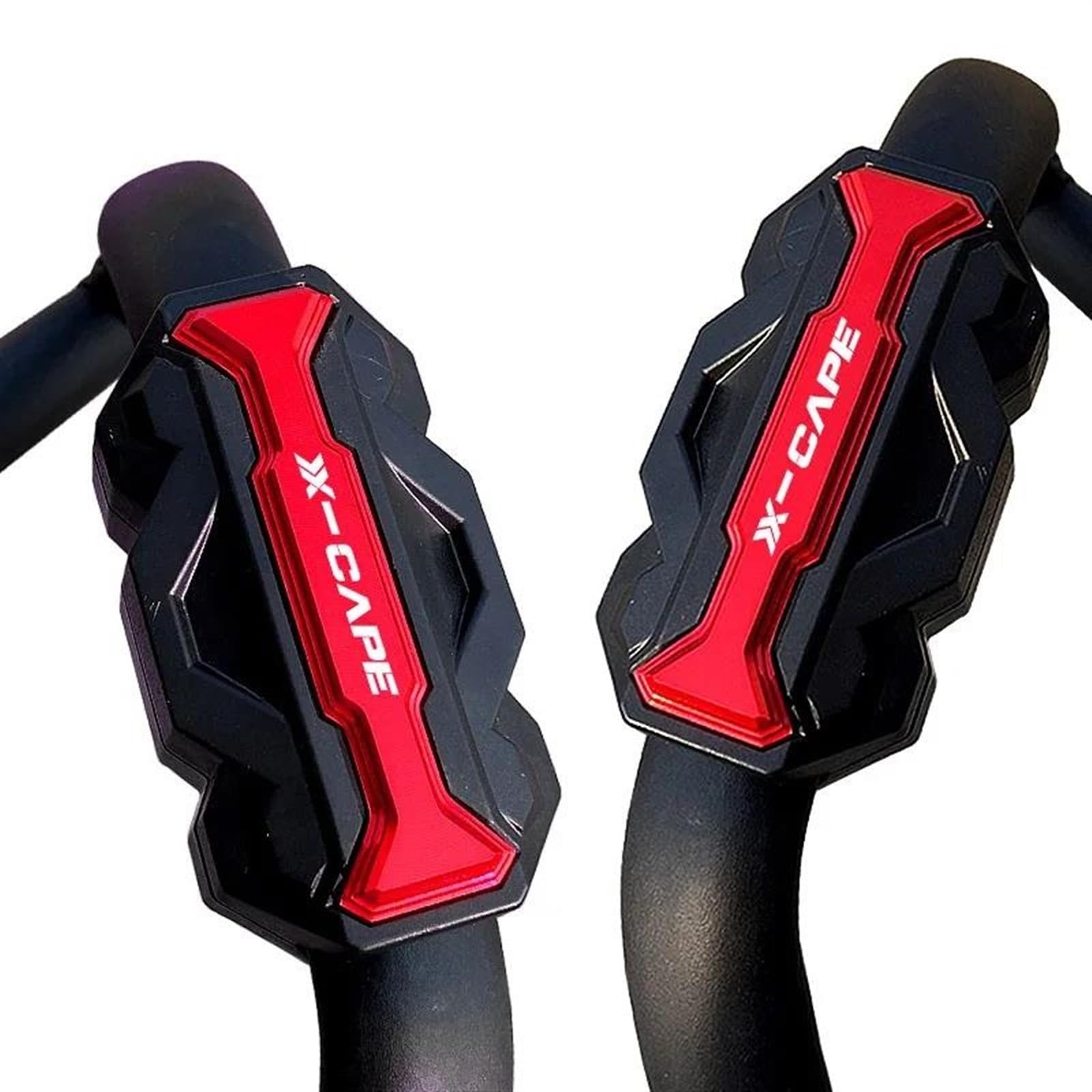 Protezioni Motore In Alluminio E Nylon Per Moto Morini X-Cape 650 – Crash Bar Slider, Antigraffio, Facili Da Montare (rosso)