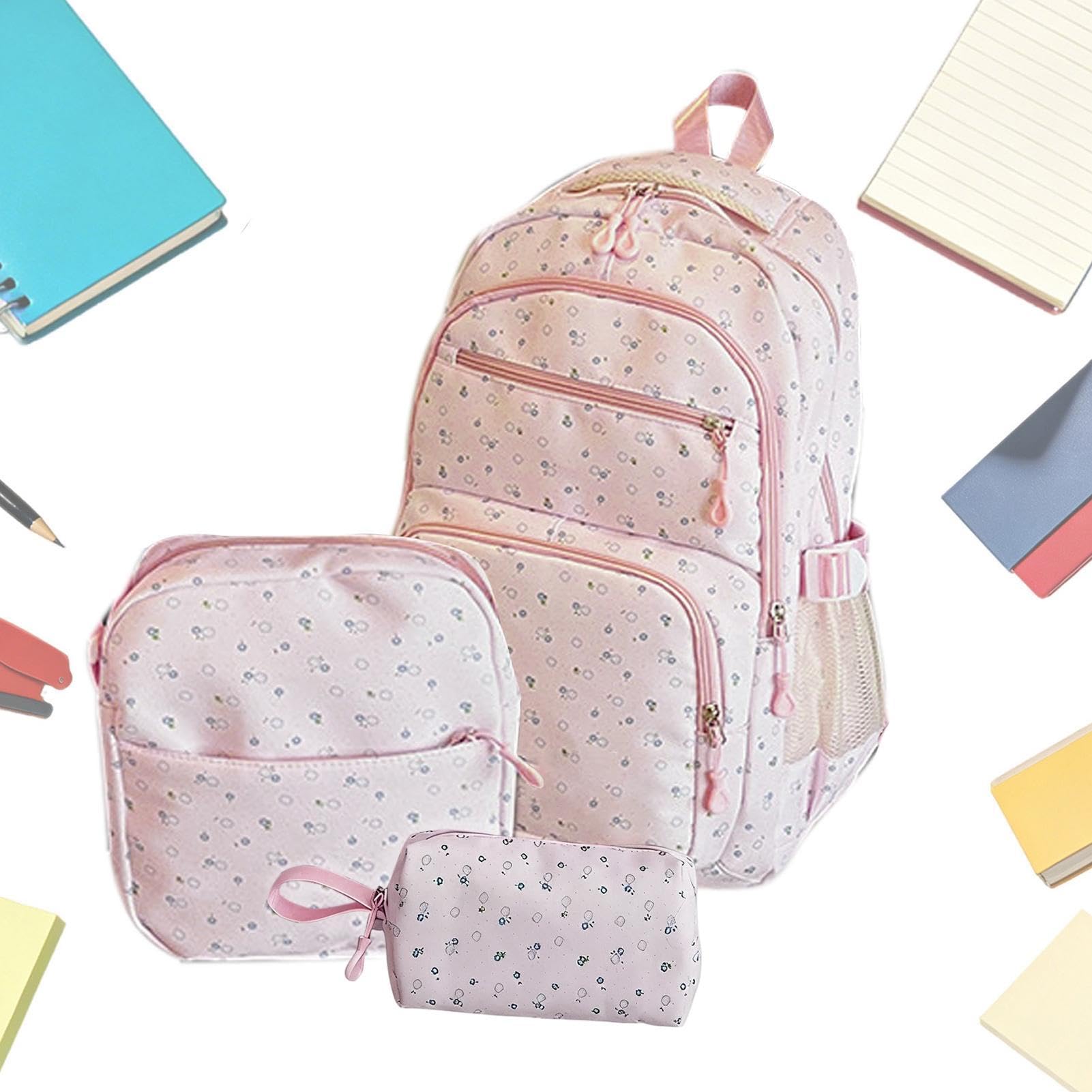 Sacs à dos et cartables pour filles avec trousse à crayons, cartable