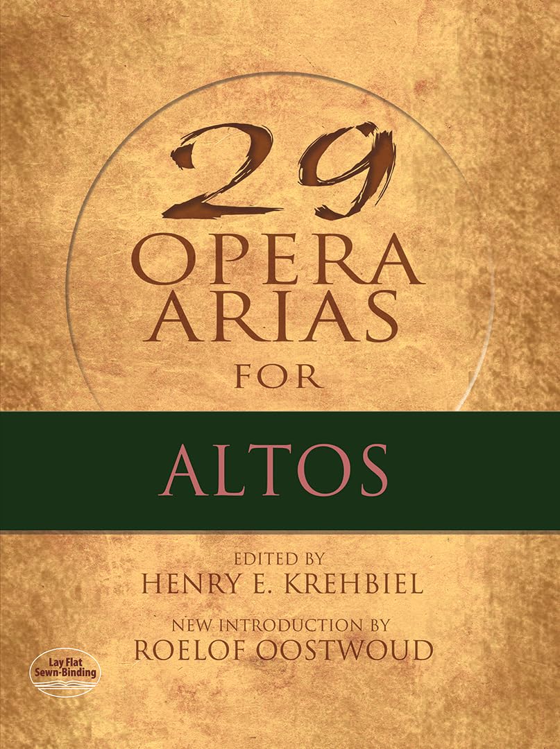 Twenty-Nine Opera Arias for Altos (Dover Opera Scores)