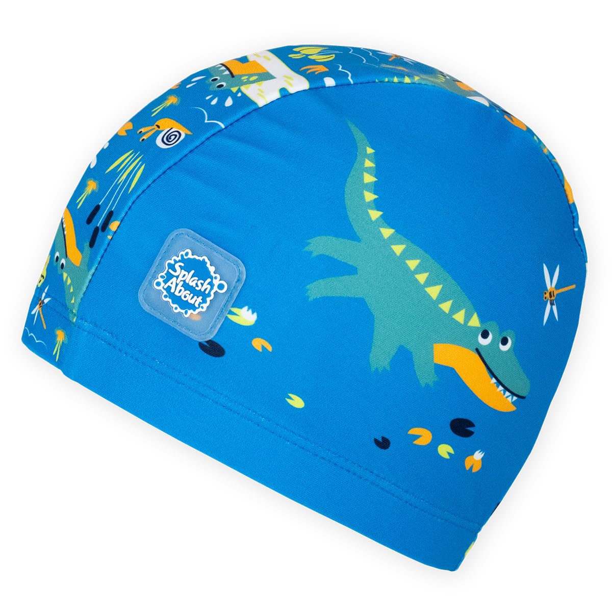 Splash About Baby & Toddler Swim Hat (Crocodile Swamp, 2-6 Years)