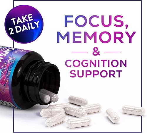 Miniatura 7 de Cápsulas de hongos de melena de león de 10,000 mg - Cápsulas de suplemento de melena de león para apoyo de memoria y enfoque, cerebro, apoyo a la