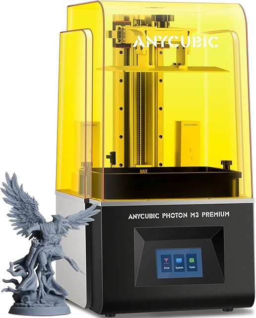 ANYCUBIC Photon M3 Premium 8K Resin 3D Printer, LCD UV Curing Resin Printer with 10 8K Monochrome LCD Screen and Matrix UV Light Source, Dual Air Purifier, Larger Printing Size 8.62 x 4.84 x 9.84
