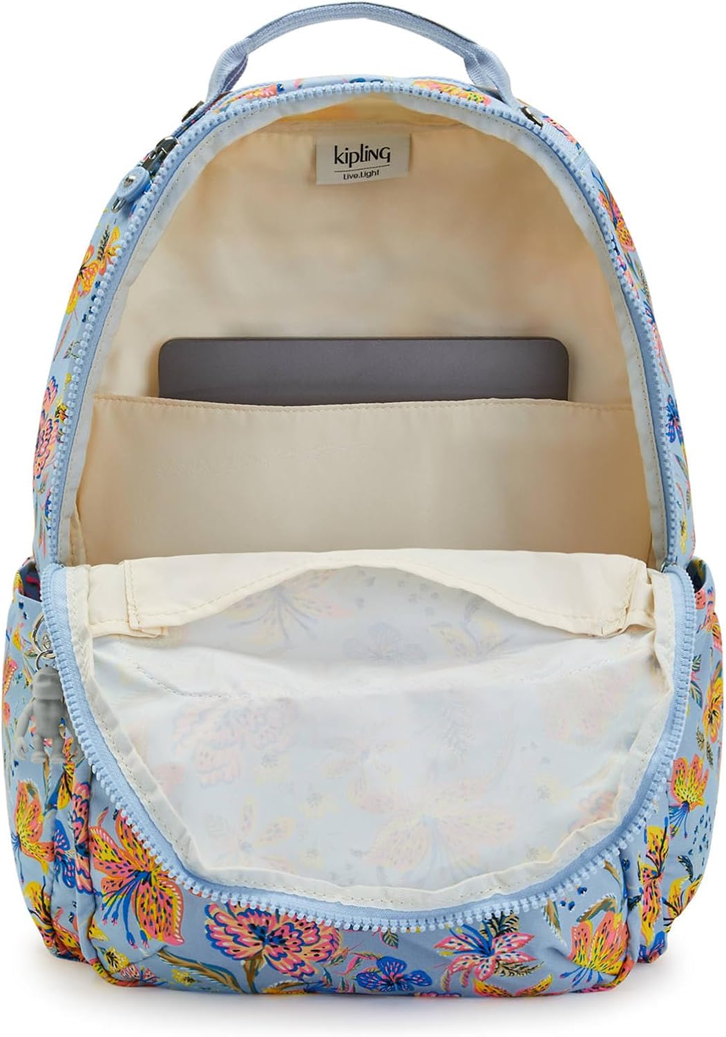 Kipling Women's Seoul 15" Laptop Backpack, Durable, Roomy with Padded Shoulder Straps, Built-In Protective Sleeve - Image 3