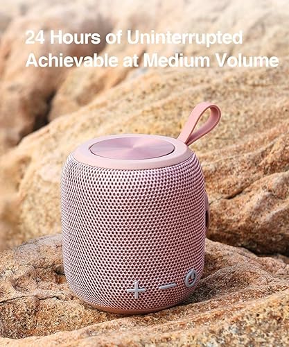 Miniatura 4 de Altavoces Bluetooth portátiles inalámbricos impermeables IPX7 Bluetooth 5.0 doble emparejamiento mini altavoz de ducha, sonido envolvente estéreo de