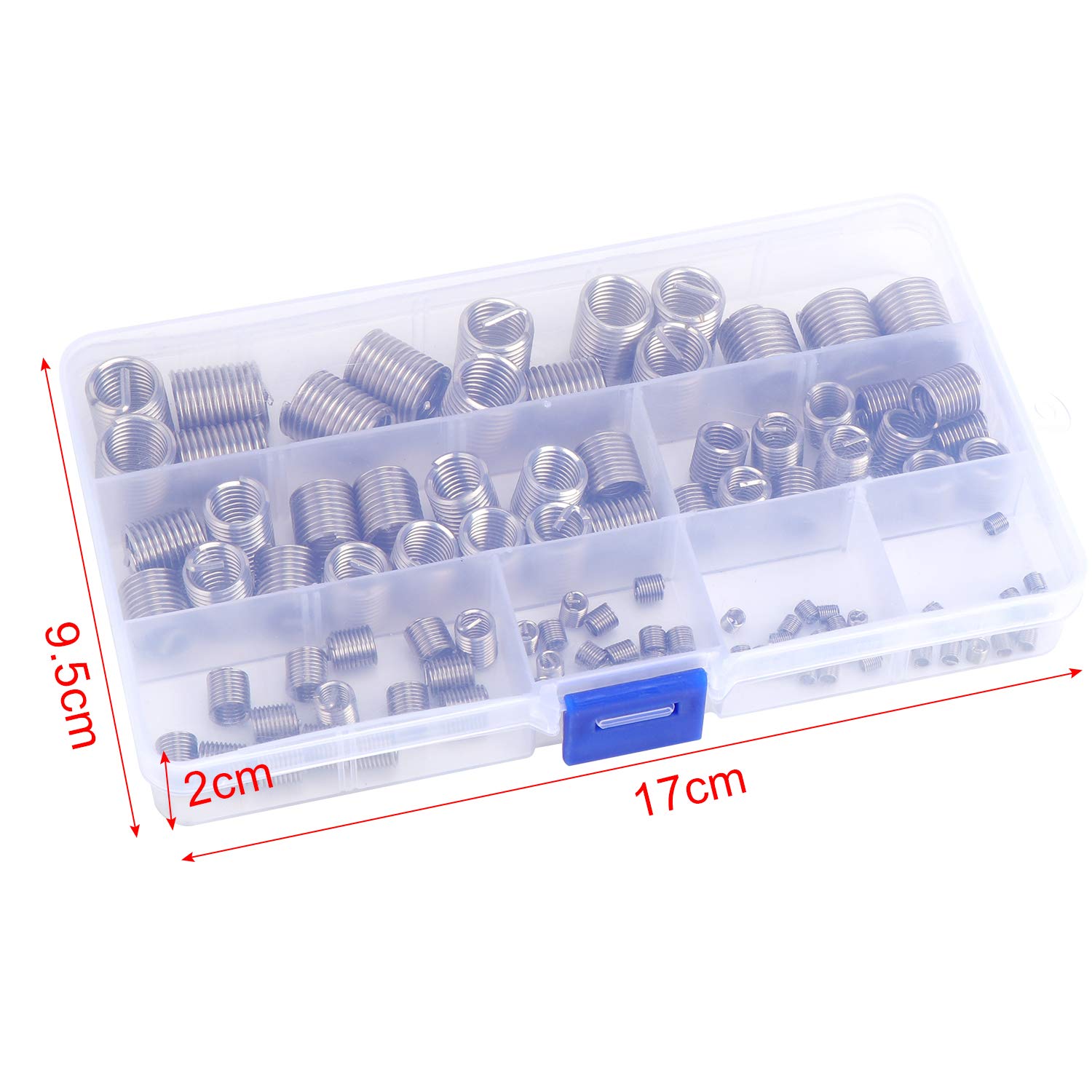 Inserti filettati Helicoil in acciaio inossidabile M3 M4 M5 M6 M8 M10 M12 105 pezzi