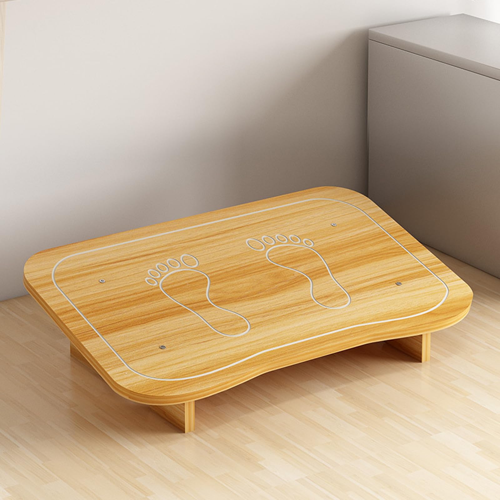 Poggiapiedi da Scrivania,Poggiapiedi Antiscivolo,Poggiapiedi da Scrivania Legno,Poggiapiedi Basso sotto La Scrivania,Poggiapiedi Ergonomico,Migliora La Postura,per Domestico,Ufficio