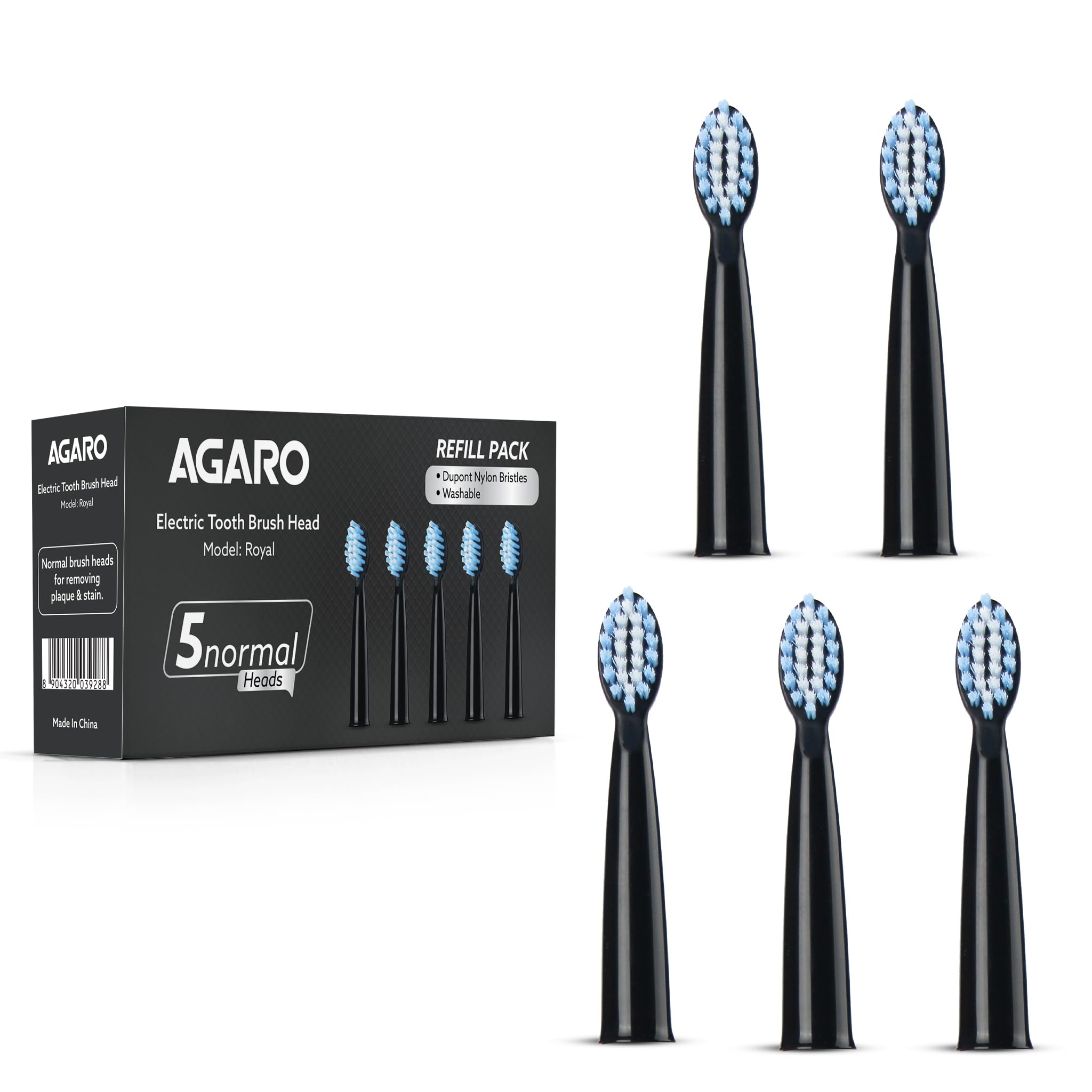 AG Royal Sonic Electric Toothbrush Heads for Adults - 5 pcs (B0CW3F76ZQ) Amazon Price History, Amazon Price Tracker