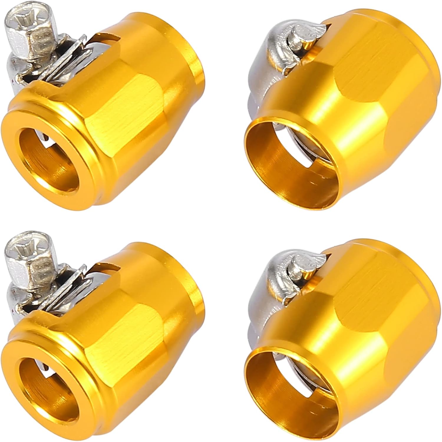 HPS Performance Stainless Steel 1/4" Fuel Injection Hose Clamps - Size #13, 11-13mm Range, 10 Pack (FIC-11x10) - View #5