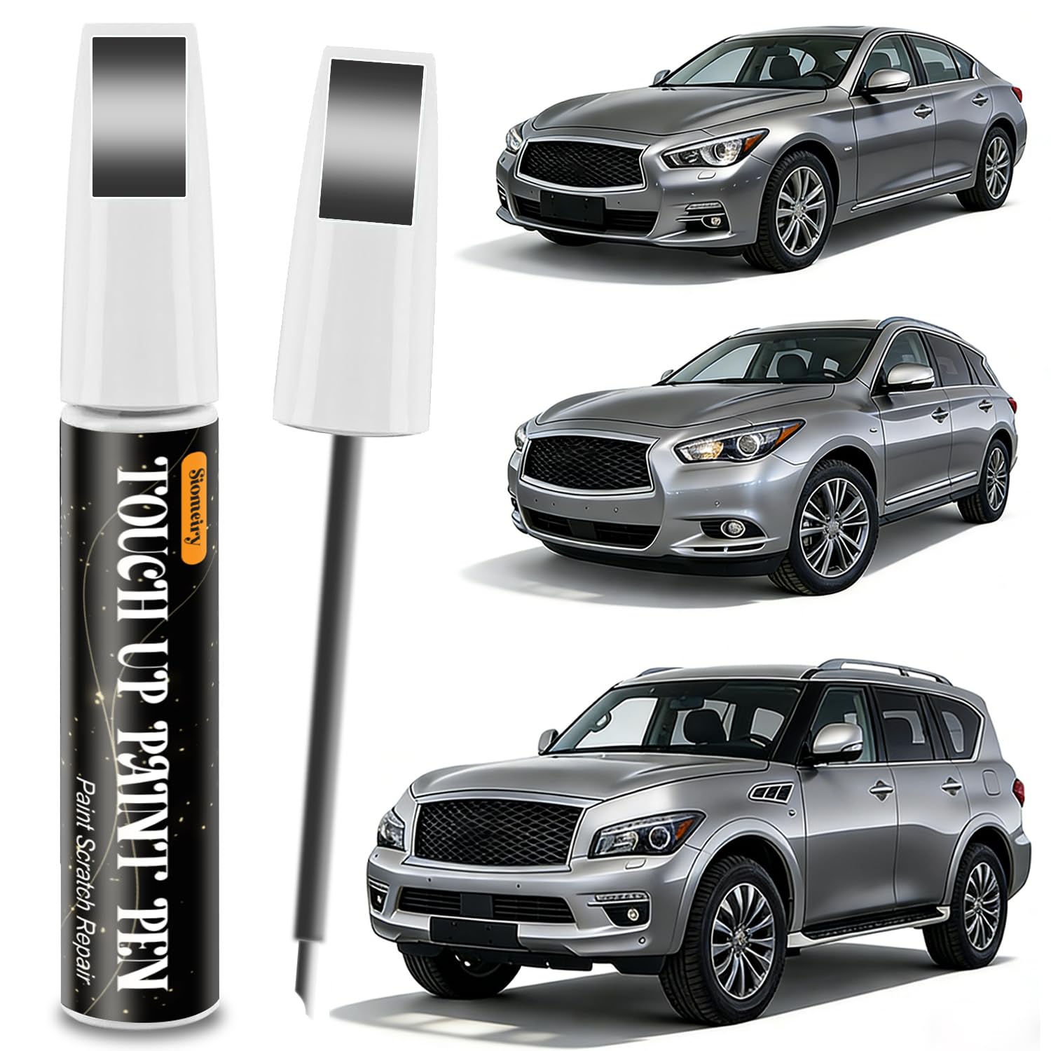 Platinum White Pearl NH-883P Compatible with Honda 2-in-1 Touch Up Paint Pen Ultimate Car Scratch Repair Kit，Quick Fix Rust-Resistant and Long-Lasting Paint Scratch Remover — view 180