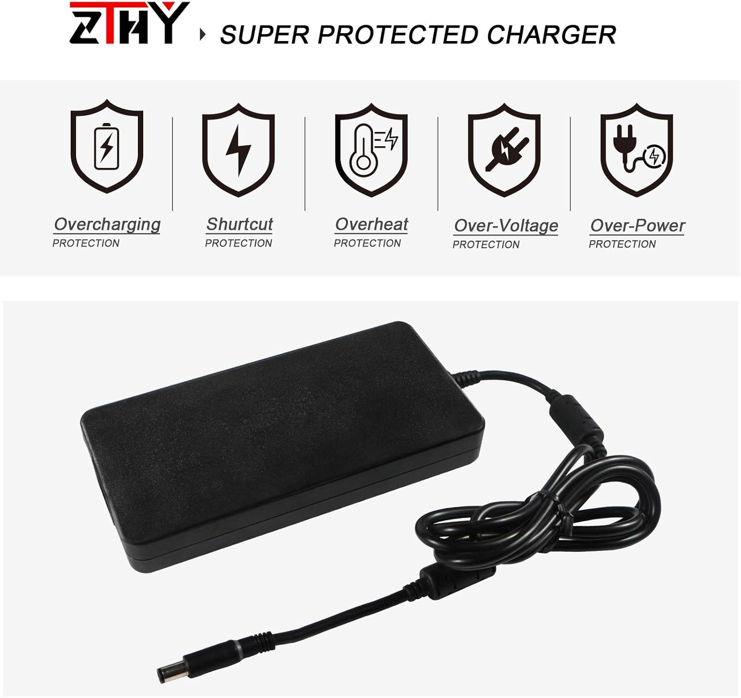 Crazy Clearance Dell 240W 180W Laptop Charger, ZTHY 19.5V 12.3A AC Adapter Power Supply for Dell Alienware M17X M18X X51 13 15 17 R2 R3 R4 R5 Precision 7710 7720 7530 7520 7730 7540 7740 7750 7550 M6600 Power Supply