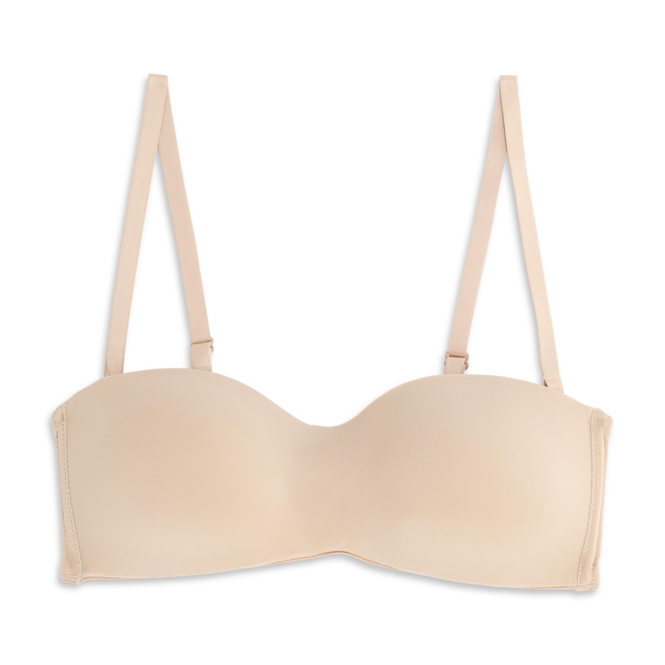 Cotonella, Reggiseno a Fascia Simona in Morbida Microfibra, Imbottito Senza Ferretto e con Spalline Removibili - Art.CD071