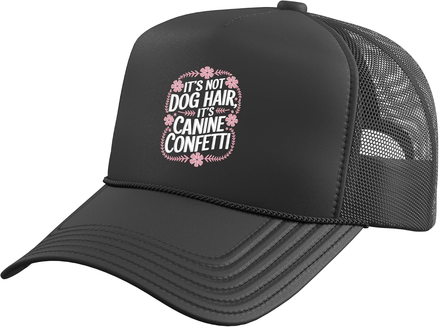 Funny Dog Groomer Art for Men Women Dog Grooming Pet Groomer Trucker Hat with Adjustable Mesh Back