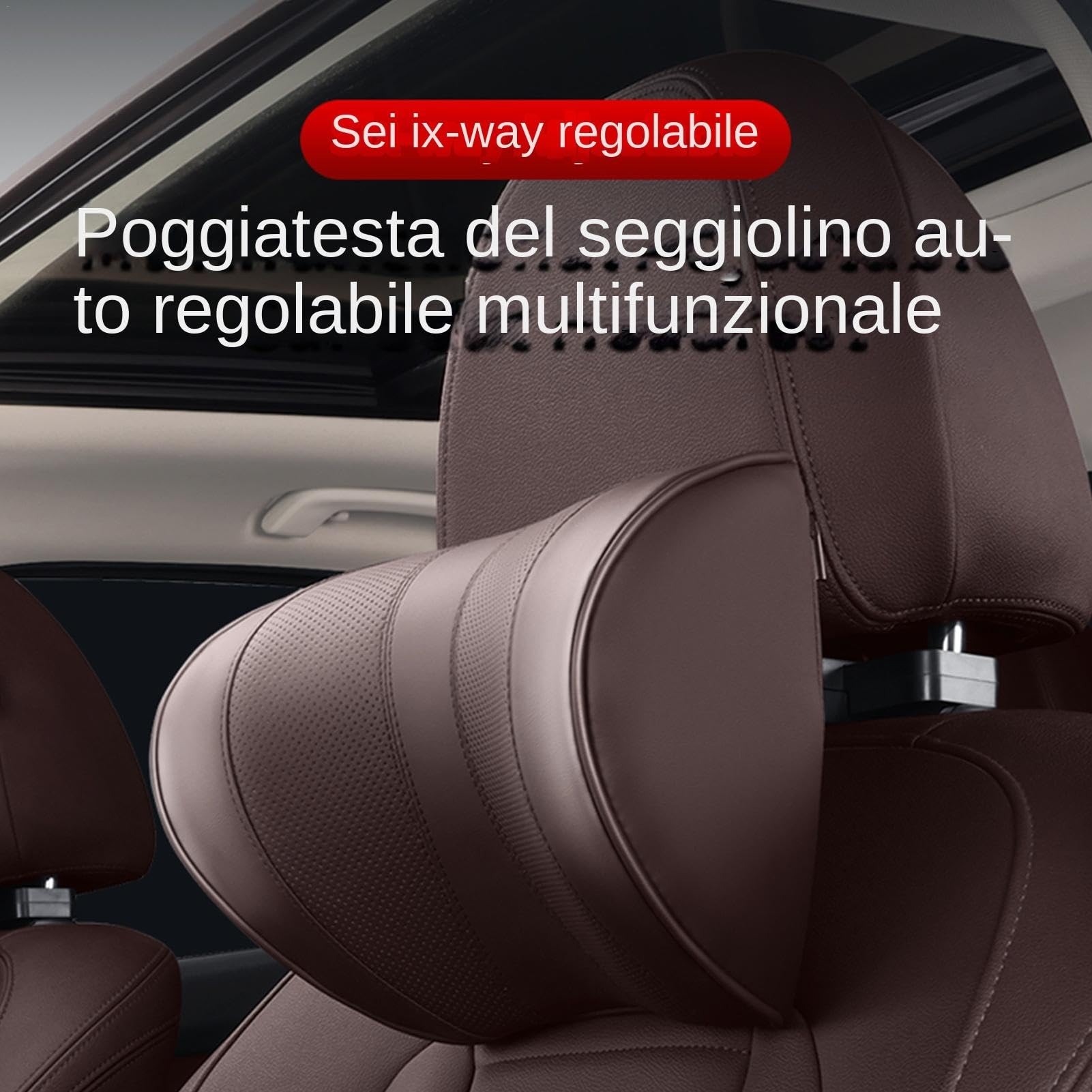 Almohadas desnudas para el coche - almohada para viajes en coche