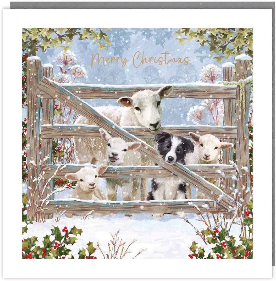 Tracks Publishing Charity Christmas Cards - Carol Singing Cats In The Forest - Eco-Friendly - View #3