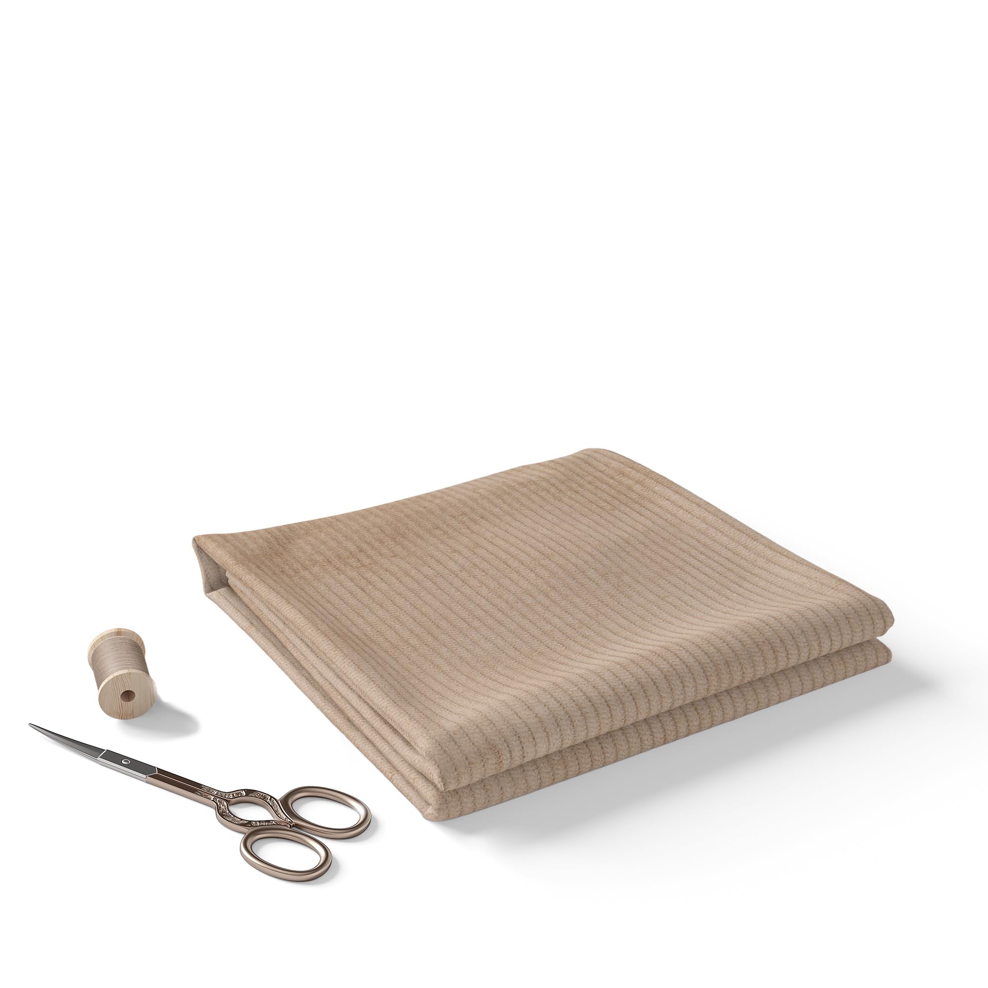 BIGREAMS Unstitched Corduroy Trouser Fabric For Men – 58" Wide Premium Cotton Pants Material, Corduroy Pants Piece - Soft Feel, 240 GSM, Ideal for customize Pants for Men's & Women's