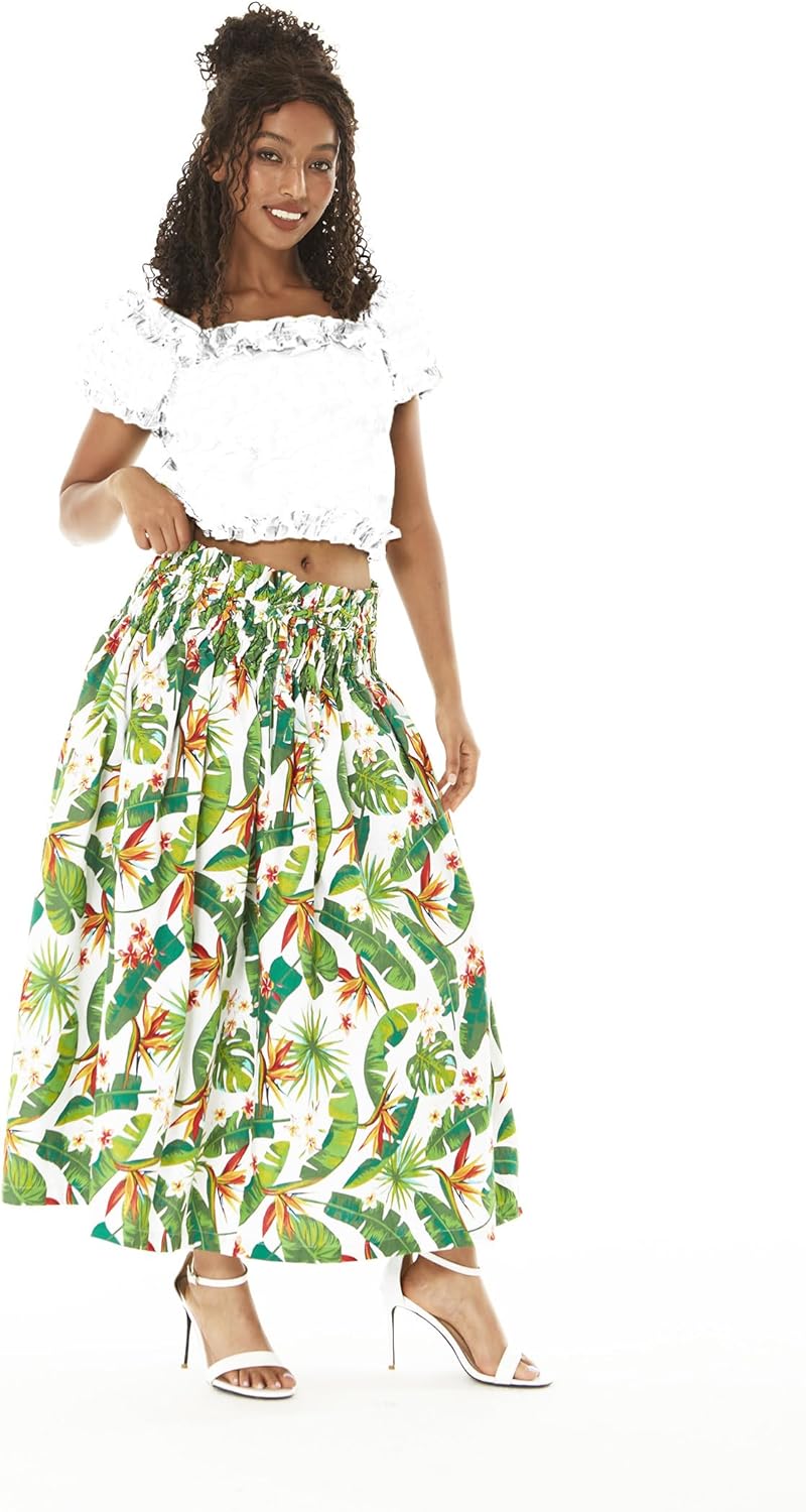 Women's Hawaiian Luau Muumuu Flare Skirt