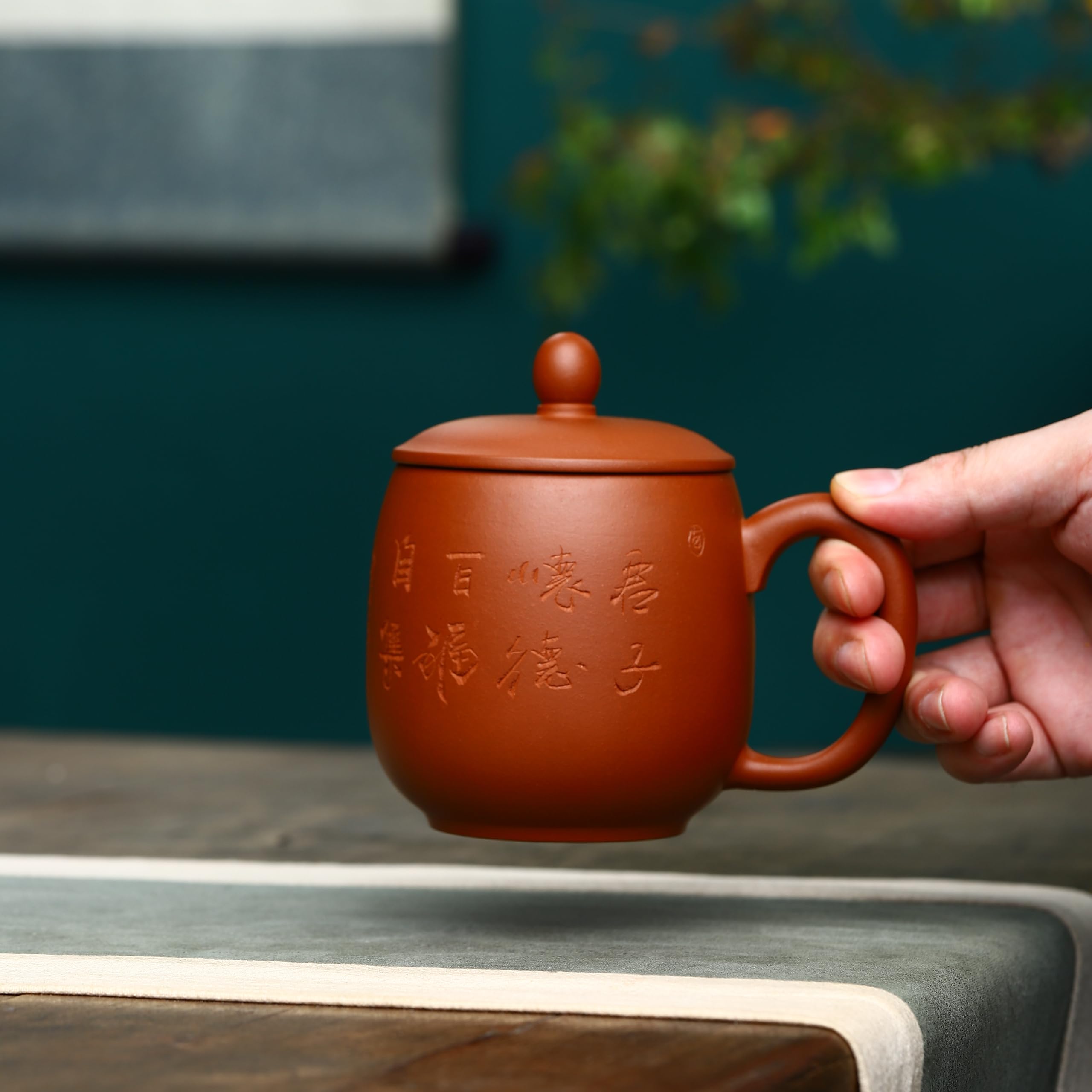 Woonsoon Yixing Chinese Zisha Gaiwan Handgemaakte 150ml