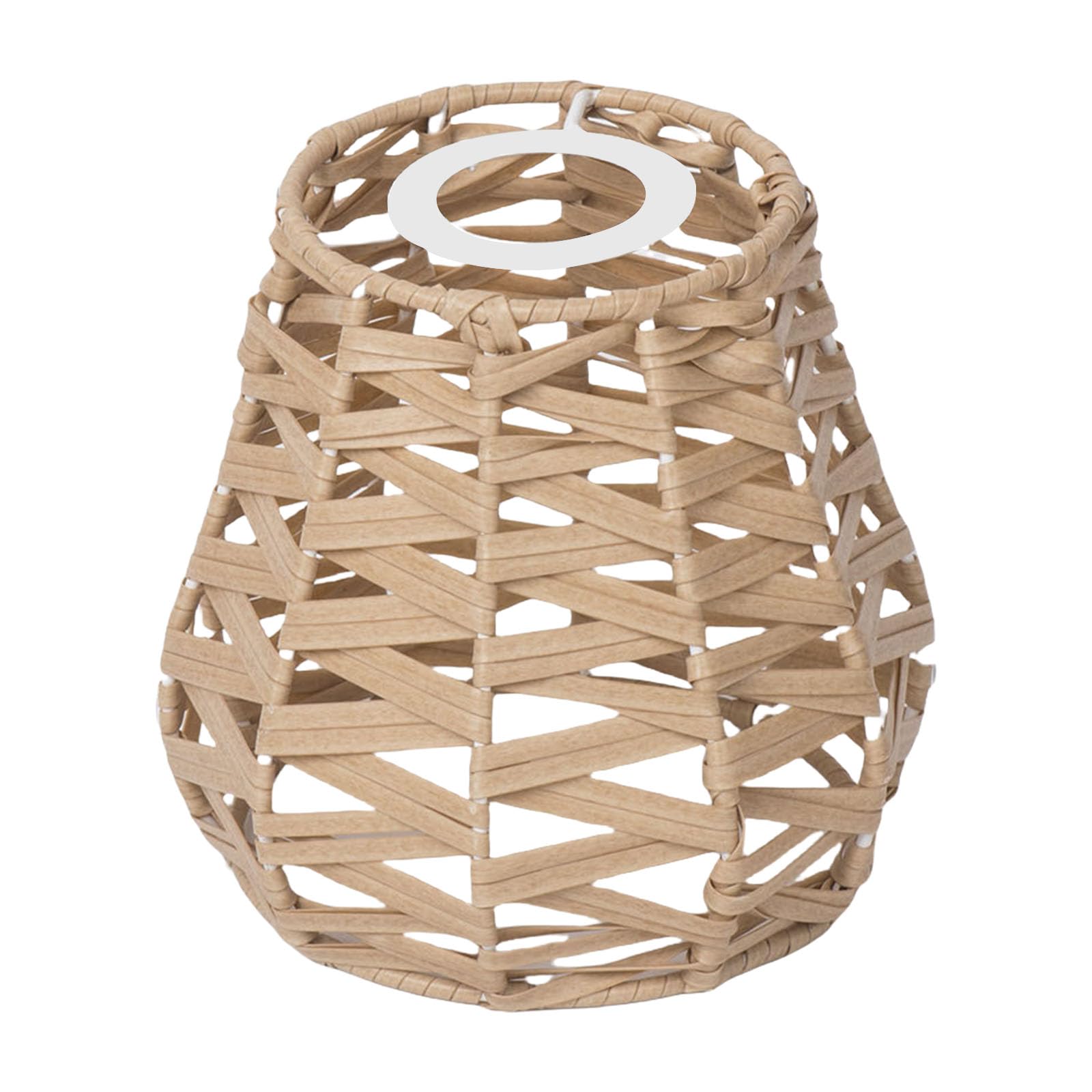 Lerpwige Rattan Lampshades Weave Lampshades Indoor Pendant Light Shade Texture Perfect for Room and Restaurant Decorating Ceiling Lamp Shade