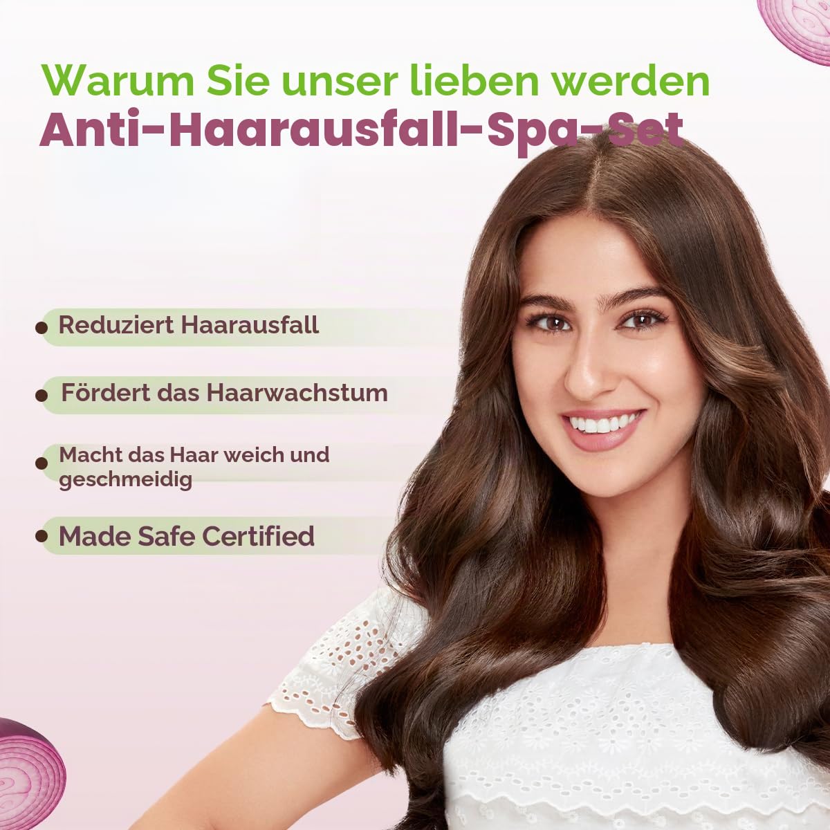 Mamaearth Anti Hair Fall Spa Range: Onion Shampoo 250ml + Onion Conditioner 250ml + Onion Hair Oil 150ml 3 Count