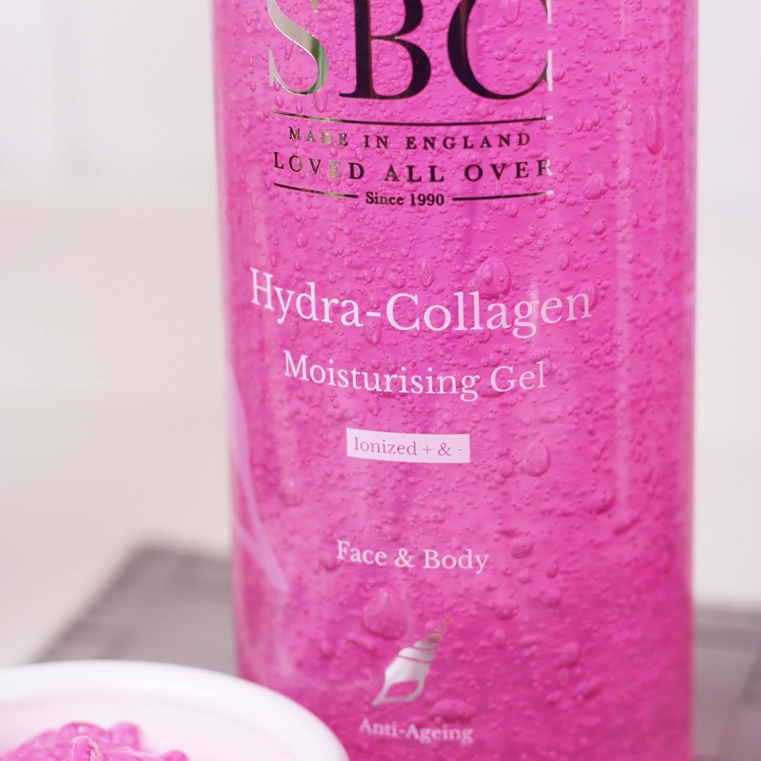 SBC Collagen Gel with pump dispenser, 500ml, face/body moisturiser