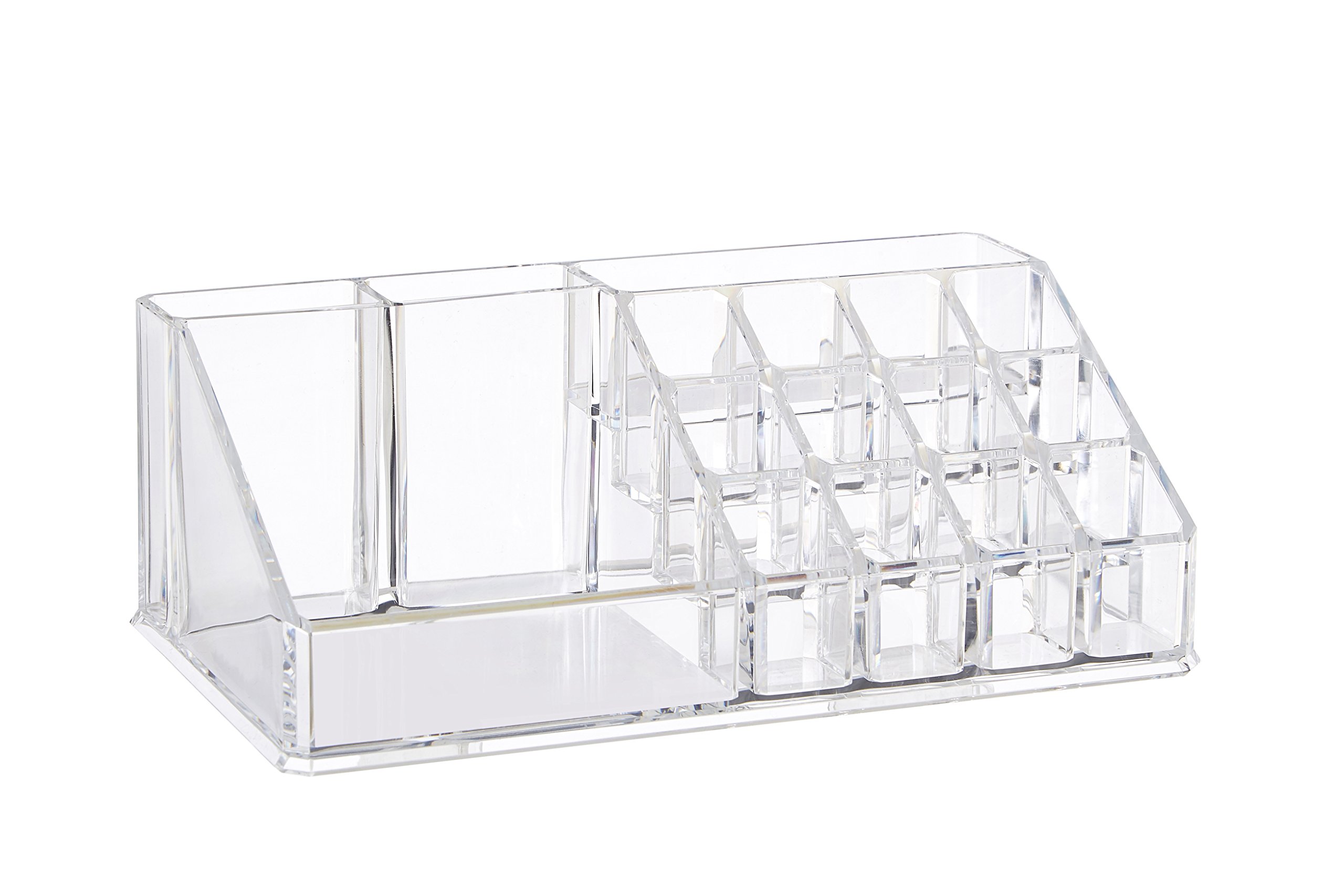 Premier Housewares 16 Compartment Cosmetics Organiser, Polystyrene, 13 x 22 x 8 cm