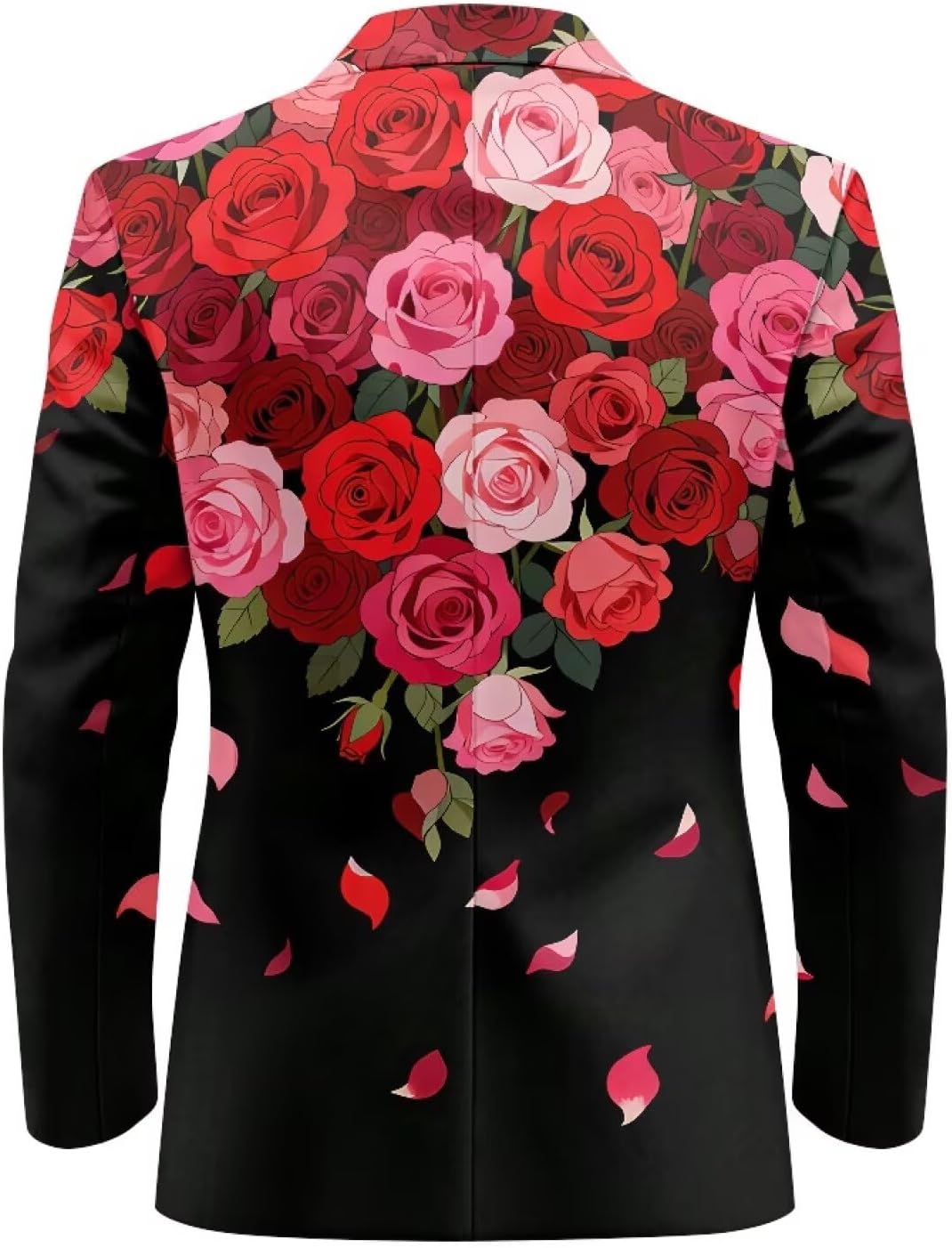 Men's Blazer Casual Lightweight Suit Jacket Loose Fit Business Sport Coat One Button Dress Blazer Party Banquet
